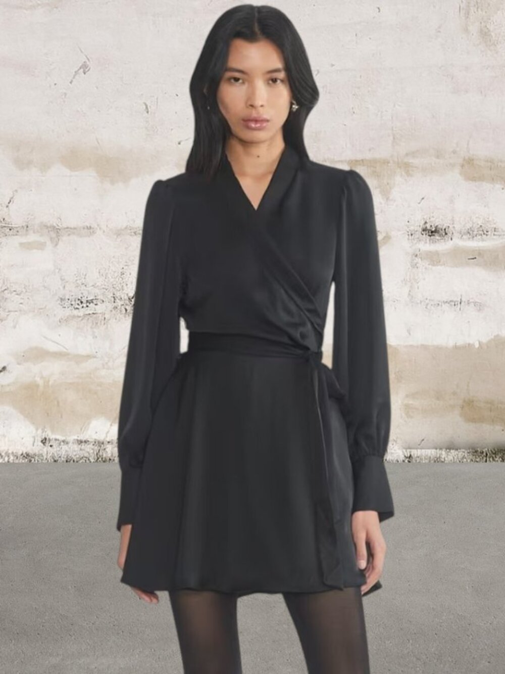 Aritiza Babaton $158 Hyde Satin Mini Dress Size XS